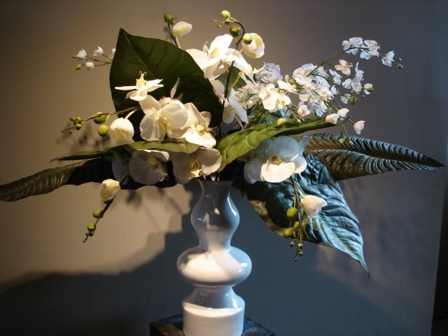Faux Orchids