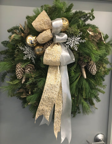 Wreath Gold and Silver