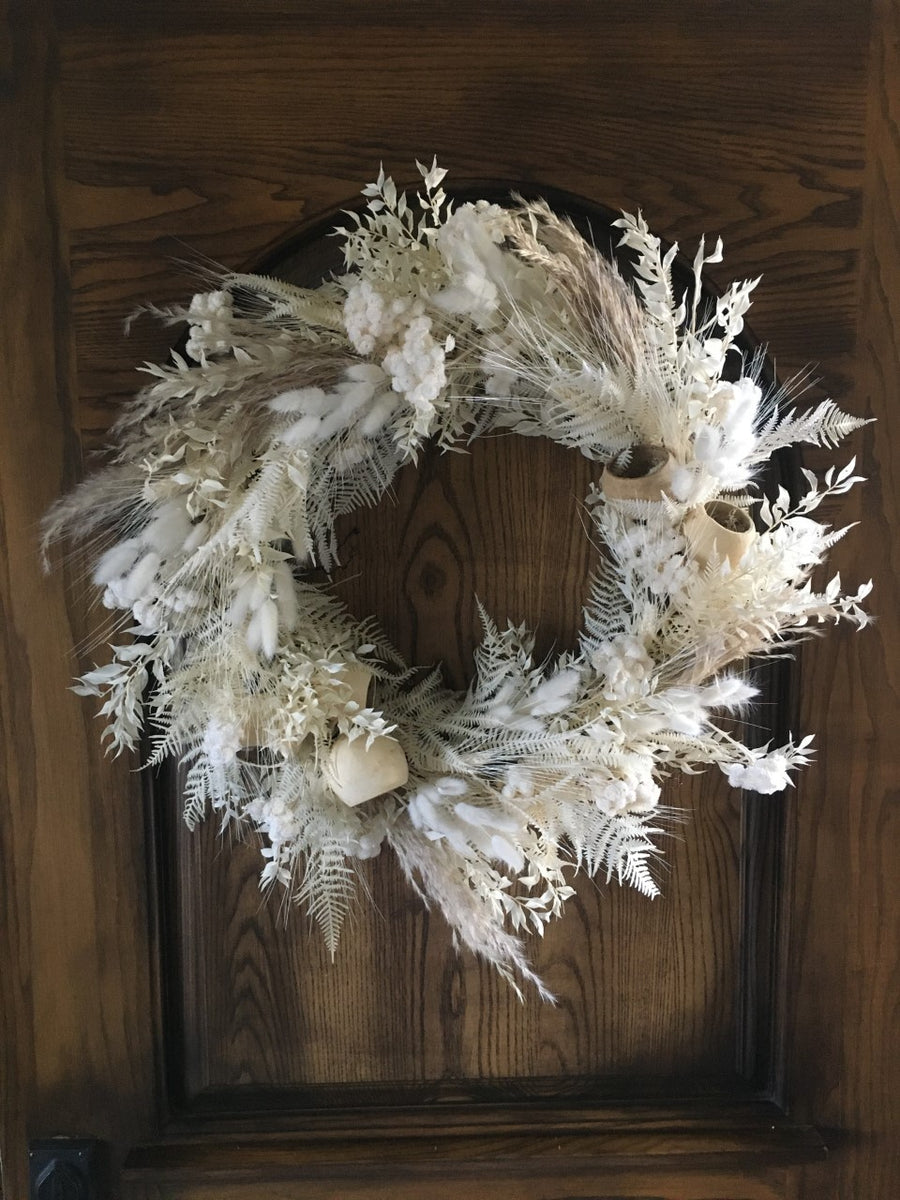 Dried White On White